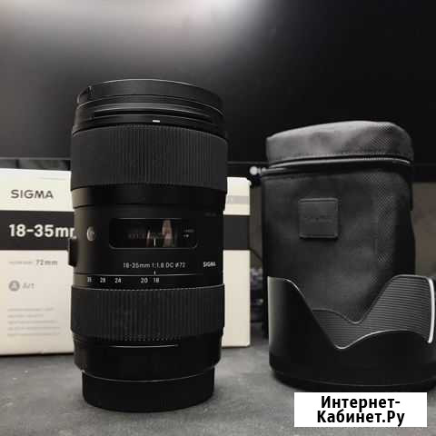 Sigma 18-35 art canon Махачкала - изображение 1