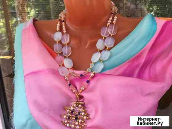 Бусы из опалита и жемчуга Нижний Новгород