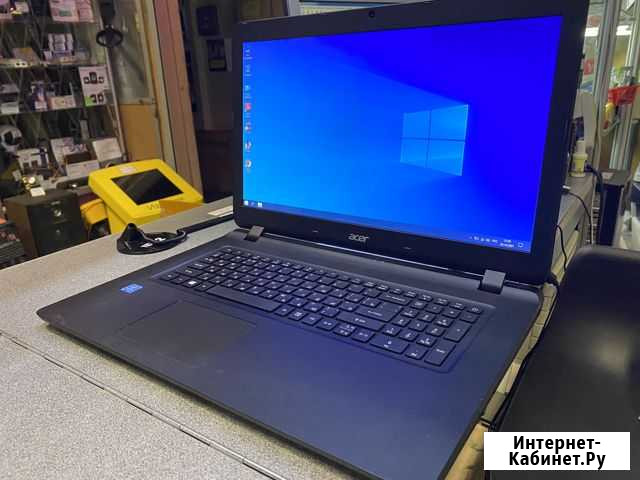 Acer es1-732 как новый 17,3”/pentN4200/500/6gb/win Череповец - изображение 1