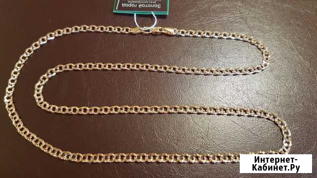 Золотая цепь Бисмарк новая полновесная. Арт704 Барнаул - изображение 1