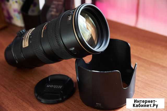Nikon 70-200mm f/2.8G ED-IF AF-S VR Zoom-Nikkor Ростов-на-Дону - изображение 1
