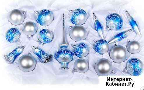 Большой набор елочная игрушка «Ёлочка морозная» 22 Воронеж