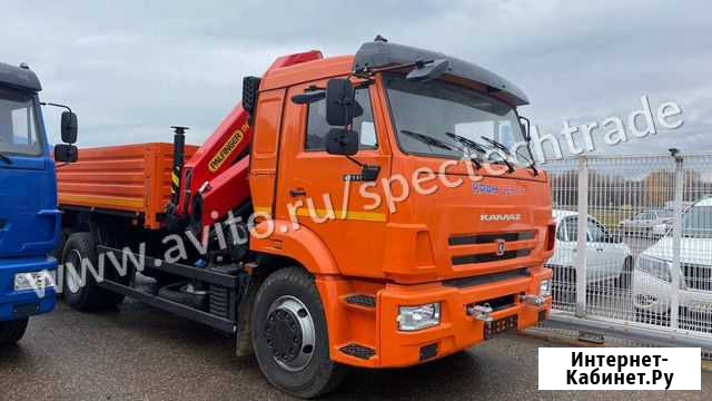 Бортовой автомобиль с кму камаз 65117-3010-50 Москва - изображение 1