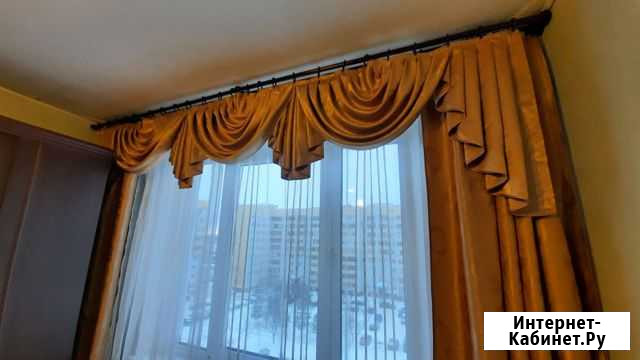 Шторы+ламбрекен+тюль Дубна - изображение 1