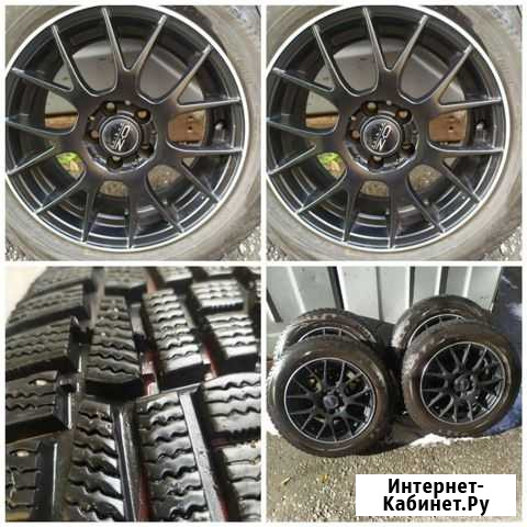 Комлект новых зимних колёс на литье OZ Racing R15 Хабаровск - изображение 1