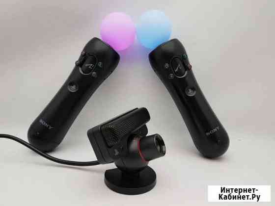 Контроллеры движений PS Move 2 шт. и камера Каменск-Уральский