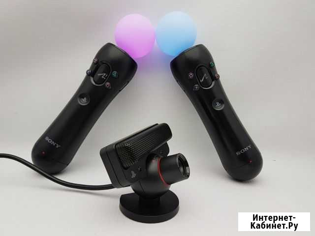 Контроллеры движений PS Move 2 шт. и камера Каменск-Уральский - изображение 1
