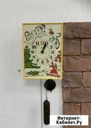 Часы Маяк ходики, Гуси лебеди. СССР Барнаул