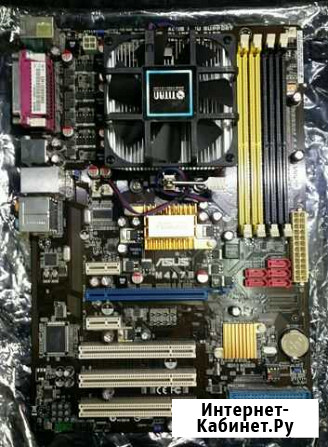 Материнская плата Asus am3 + проц + охлажден Владикавказ - изображение 1