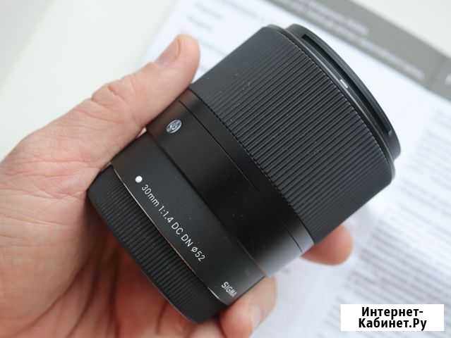 Sigma AF 30mm F1.4 DC DN Canon EF-M Брянск - изображение 1
