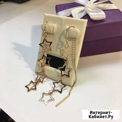 Золотые серьги 585пр. 2,57гр. В143 Ижевск - изображение 1