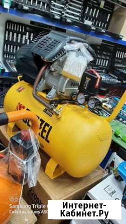 Компрессор двухпоршневой denzel,2,2кВт,380л /мин.d Омск - изображение 1