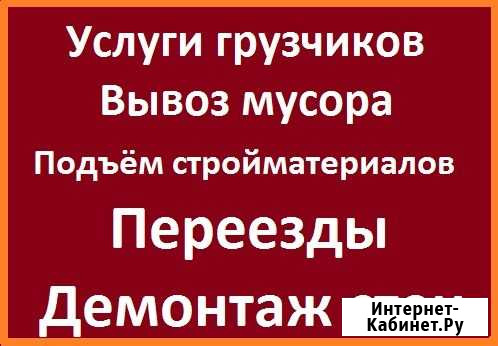 Грузчики.Вывоз мусора.Подъем стройматериалов Пенза - изображение 1