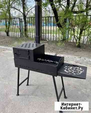 Разборный мангал 4мм с печью под казан Воронеж