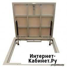 Люк невидимка в подвал на газовых амортизаторах Плес - изображение 1