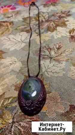 Украшение из натуральной кожи с кулоном Барнаул