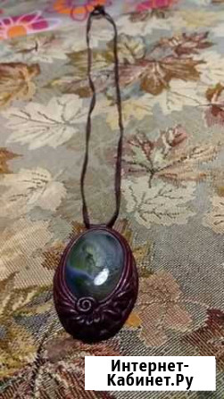 Украшение из натуральной кожи с кулоном Барнаул - изображение 1