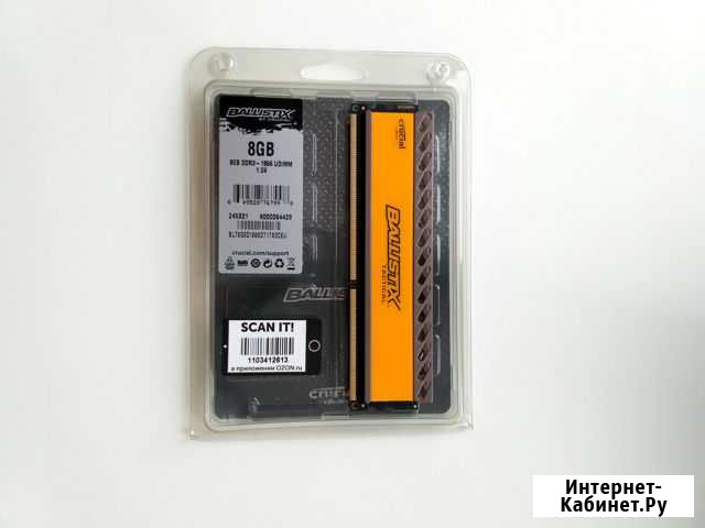 Оперативная память DDR3 Ballistix BLT2CP8G3D, 8 гб Тюмень - изображение 1