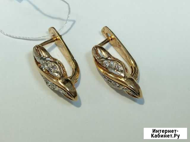 Серьги золотые Ижевск - изображение 1