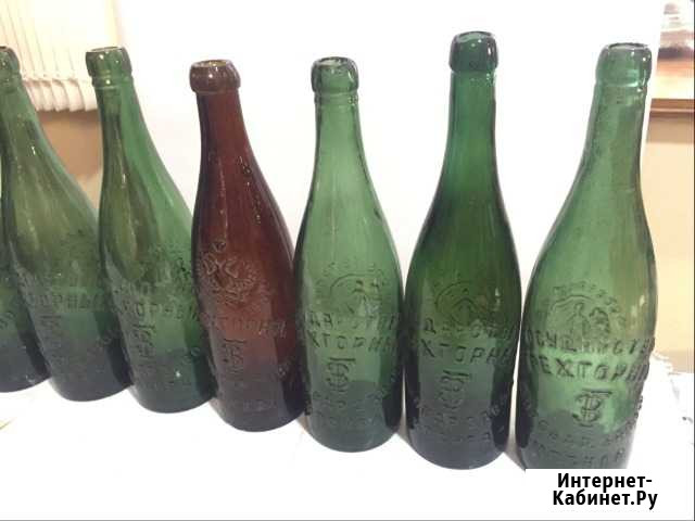 Бутылки старинные пиво. Коллекционные бутылки Тверь - изображение 1