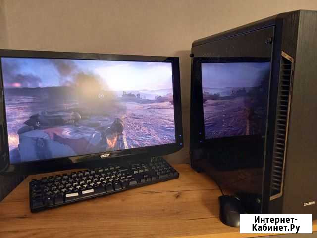 Игровой пк 8 поколения с видео картой 1030+монитор Сургут - изображение 1