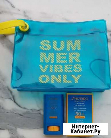 Shiseido косметичка и солнцезащита Рязань - изображение 1