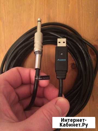 Гитарный кабель USB Alesis, провод для Гитары Екатеринбург - изображение 1