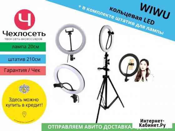 Кольцевая лампа 20см штатив 210см (Wiwu) Краснодар