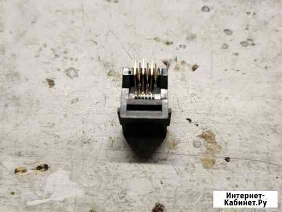 Розетка 6P6C (RJ25) на плату прямая Ижевск