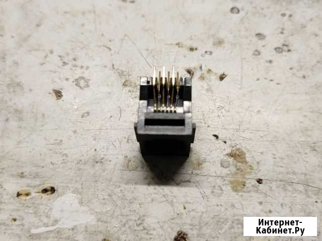 Розетка 6P6C (RJ25) на плату прямая Ижевск - изображение 1