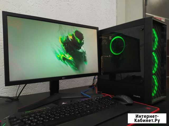 Пк для игр Core I7 8 ядер + GTX 1050 Новосибирск - изображение 1