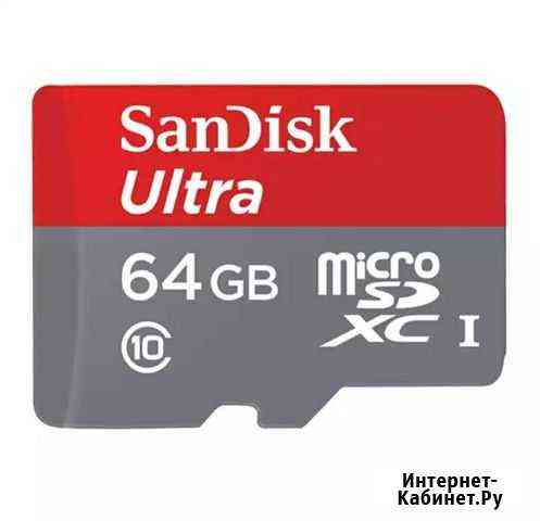 Карта памяти MicroSD SanDisk 64 и 32 gb Чебоксары