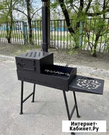 Разборный мангал 4мм с печью под казан Воронеж - изображение 1