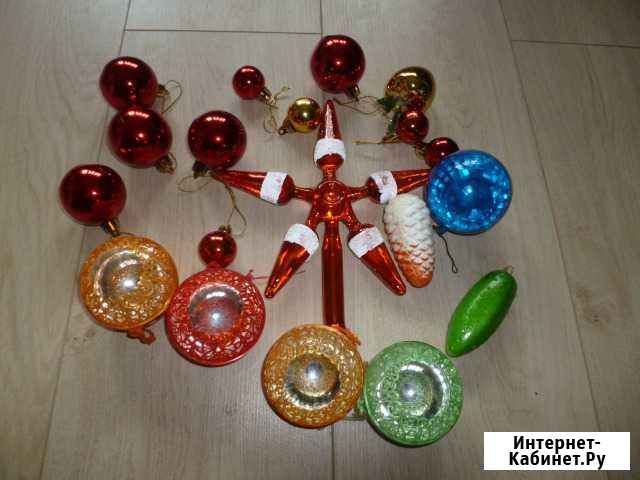 Звезда и немного новогодних игрушек СССР Кострома - изображение 1