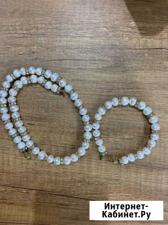 Жемчуг колье и браслет Новосибирск - изображение 1