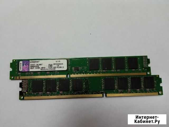 Оперативная память Kingston DDR3 8Gbx2 1333мгц Рязань - изображение 1