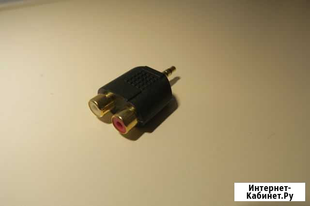 Переходник 3.5 mm jack - RCA x2 Великий Новгород - изображение 1