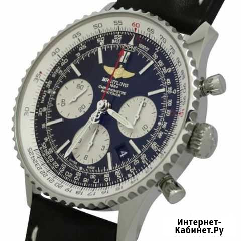 Часы Breitling с доставкой на кожаном ремне Ставрополь - изображение 1