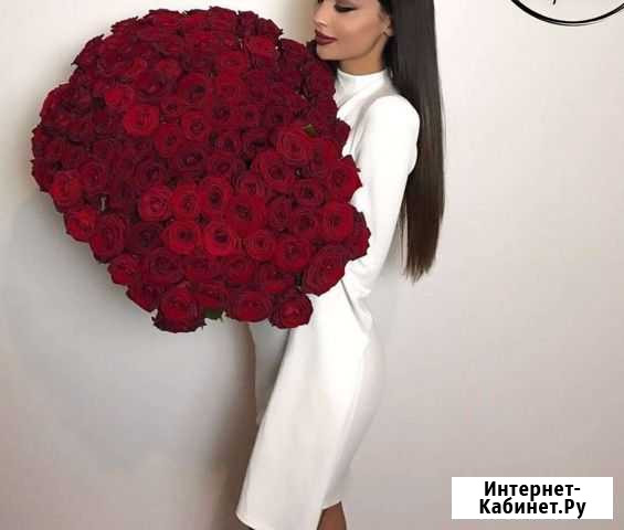 Огромные букеты из 101, 201, 310, 51 розы Тюмень - изображение 1