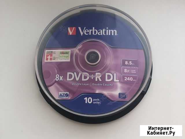 Диски dvd+r dl 5 шт Санкт-Петербург - изображение 1