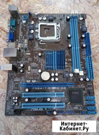 Материнская плата Asus p5g41t-m lx2 Некрасовка - изображение 1