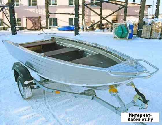 Новая моторная лодка Wyatboat 390P алюминиевая Волгоград