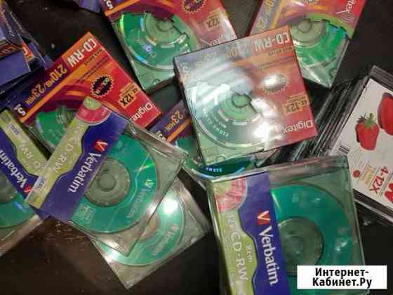 Mini CD-RW 8см verbatim 210 Mb новые в упаковке Самара
