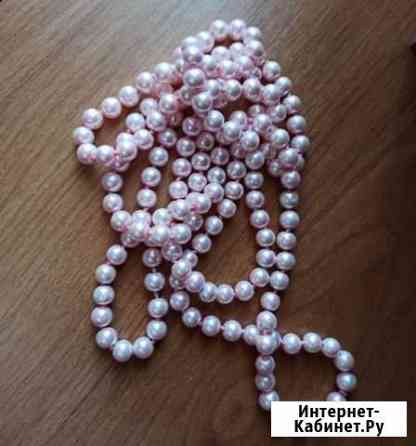 Бусы, розовый жемчуг Брянск