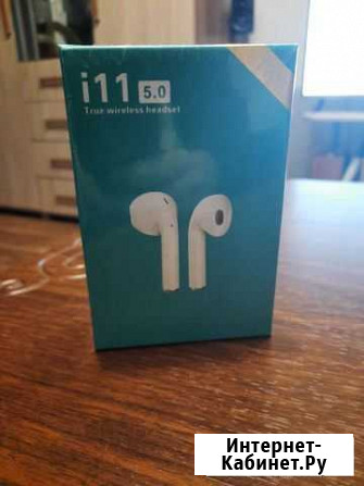 Беспроводные наушники i11 White копия Airpods Смоленск - изображение 1
