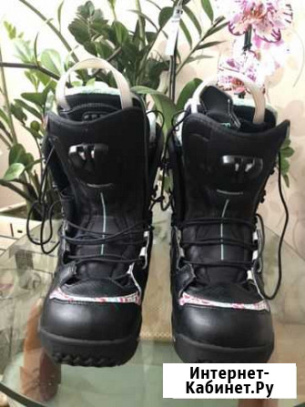 Сноубордические ботинки Salomon ivy 23,5 (37) Эльбрус - изображение 1