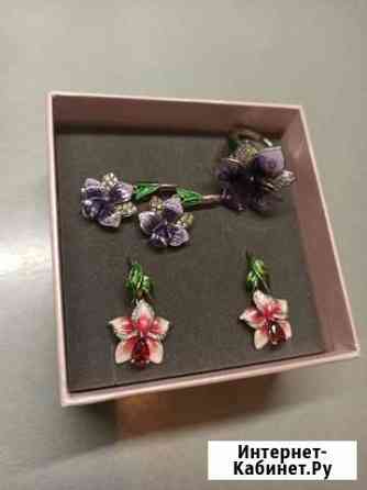 Серебряные серьги Мурманск