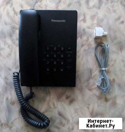 Телефон проводной Panasonic KX-TS2350RUB Брянск - изображение 1