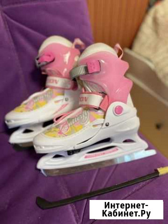 Коньки детские раздвижные Череповец - изображение 1