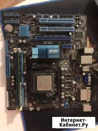 Процессор amd fx4300 + asus m5a78l-m le Челябинск - изображение 1